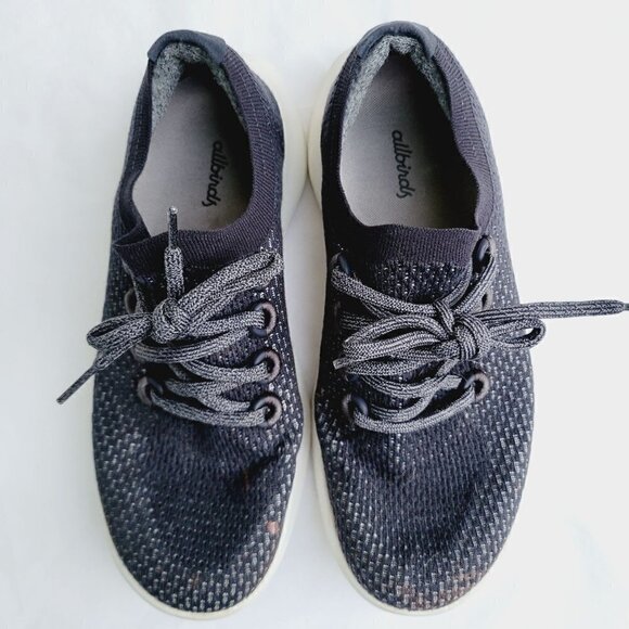 Allbirds Women's Navy Tree Dasher Knit Running Shoes - size 8.5 - Picture 3 of 9